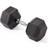 York Fitness Rubber Hex Dumbbell 20kg