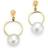 Saks Fifth Avenue Women's 14K & Freshwater Pearl Swing Earrings