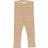 Petit Piao Striped Modal Leggings - Latte/Cream (PP302)