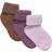 Minymo Baby Rib Socks 3-pack - Very Grape