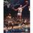 Fanatics New York Knicks Jerry Lucas Autographed Rebounding in White Jersey Photograph