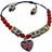 Dolce & Gabbana Dg London Flag Branded Bracelet - Silver/Red