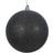 Vickerman 4" Black Glitter Ball Christmas Tree Ornament 10.2cm 6pcs