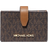 Michael Kors Jet Set Medium Logo Accordion Card Case - Brown