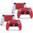 giZmoZ n gadgetZ PS5 2 x Controller Skins Full Wrap Vinyl Sticker - Carbon Red