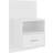 vidaXL Wall-Mounted 48.5cm Sengebord 32.5x48.5cm