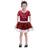 Jerry Leigh Girls Youth Cardinal Arizona Tutu Tailgate Game Day V-Neck Costume