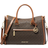 Michael Kors Carine Large Logo Satchel - Brown