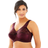 Glamorise Full Figure Support Bra - Burgundy