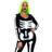 Leg Avenue Printed Glow In The Dark Skeleton Catsuit