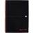 Black n Red Ruled Wirebound Hardback Notebook A4 (Pack of 5) 846350115