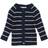 Molo Molo Bendix Stribet Cardigan Galaxy Marineblå