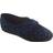 Sleepers (5 UK, Blue) Womens/Ladies Ivy Floral V Throat Touch Fastening Slippers