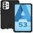 Mobilis Mobilis SPECTRUM Bagsidecover til mobiltelefon grov recycled, antimicrobial Impacthane solid matte black for Samsung Galaxy A53 5G