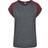 Urban Classics Ladies Ladies Contrast Raglan Tee charcoal/bottlegreen