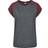 Urban Classics Urban Classics Ladies Ladies Contrast Raglan Tee charcoal/bottlegreen