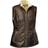 Eastern Counties Leather Womens/Ladies Gilly Sheepskin Gilet (16) (Chocolate Forest)