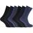 Universal Textiles Mens 100% Cotton Ribbed Classic Socks (Pack Of 6) (UK Shoe 6-11, EUR 39-45) (Brown/Beige/Olive)