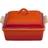 Le Creuset Flame Covered Rectangular with lid 3.79 L