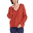 NYDJ V-Neck Sweater - Cayenne
