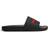 Balenciaga Logo Slide - Black/Red