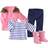 Teamson Sophias Jacket Leggings T-Shirt & Rain Boots For 18" Dolls