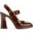 Sam Edelman Jildie Mary Jane - Warm Cocoa Patent