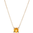 David Yurman Petite Chatelaine Pendant Necklace - Gold/Citrine /Diamonds