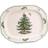 Spode Sculpted Christmas Tree Serveringsfad & Bakke