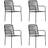 vidaXL 312156 4-pack Garden Dining Chair