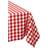 DII Checkers Bordsduk Röd, Gul, Svart (132.1x132.1cm)