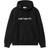 Carhartt Men Hooded Sweatshirt - Black/White