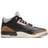 NIKE Air Jordan 3 Retro M - Black/Rush Orange/Fossil Stone