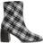 Journee Collection Sloann - Black Plaid Print