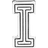 Pandora Letter I Clip Charm - Silver