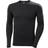 Helly Hansen Men's Lifa Merino Midweight Crew Base Layer - Black