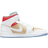 Nike Air Jordan 1 Mid SE W - Sesame/White/Flash Crimson/Psychic Blue