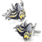 Cufflinks Inc Augustana University Cufflinks - Silver/Multicolour