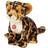 Hermann Teddy 90472 leopard sittande 27 cm, kramdjur, mjuk leksak
