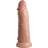 Pipedream King Cock Elite 8" Vibrating Silicone Dual Density Cock Light