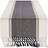 DII Dobby Stripe Tablecloth Blue, Green, Grey, Brown, Gold, Black, Orange, Red (274.3x33cm)