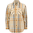 Knowledge Cotton Apparel Women's Lillian Check Overshirt - Yellow/Blue