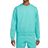 Nike Solo Swoosh Fleece Crew Sweatshirt - Washed Teal/White