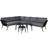 Venture Design Roxo Loungesæt, 3 borde inkl. 4 sofaer
