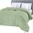 Utopia Quilted Bedspread Blue, Green, Grey, Beige, Brown, Purple, White, Black, Red, Pink (223.5x223.5cm)