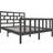 vidaXL Bed Frame Solid Pine 69.5cm Sängram 135x190cm