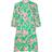 Noella Imogene sh. Dress - Green/Pink