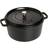 Staub Round Cocotte Black with lid 8.35 L 30 cm