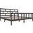 vidaXL Bed Frame Solid Pine 69.5cm Sengeramme 200x200cm