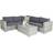 Venture Design Amazon Loungeset, 1 Bord inkl. 2 Stolar & 5 Soffor